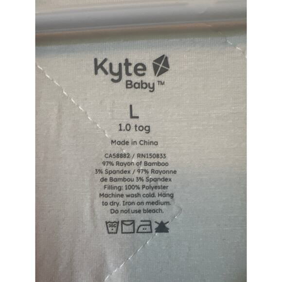 Kyte Baby Sleep Sack 1.0 Tog Rare Limited Edition Cat Print Size Large Bamboo - Picture 4 of 4